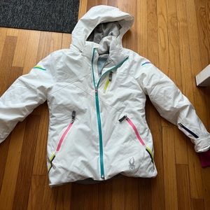 SOLD AS SET: Spider ski jacket size 12 (teen) and Obermeyer ski pants sizeM teen